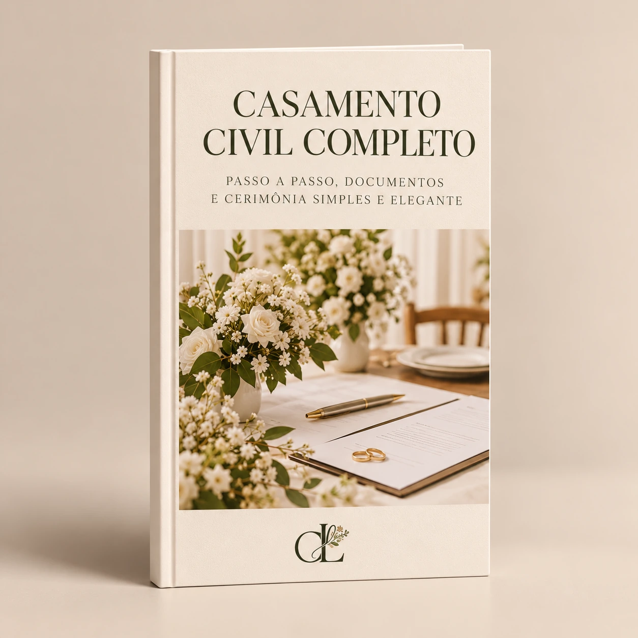 Mockup do guia Casamento Civil Completo
