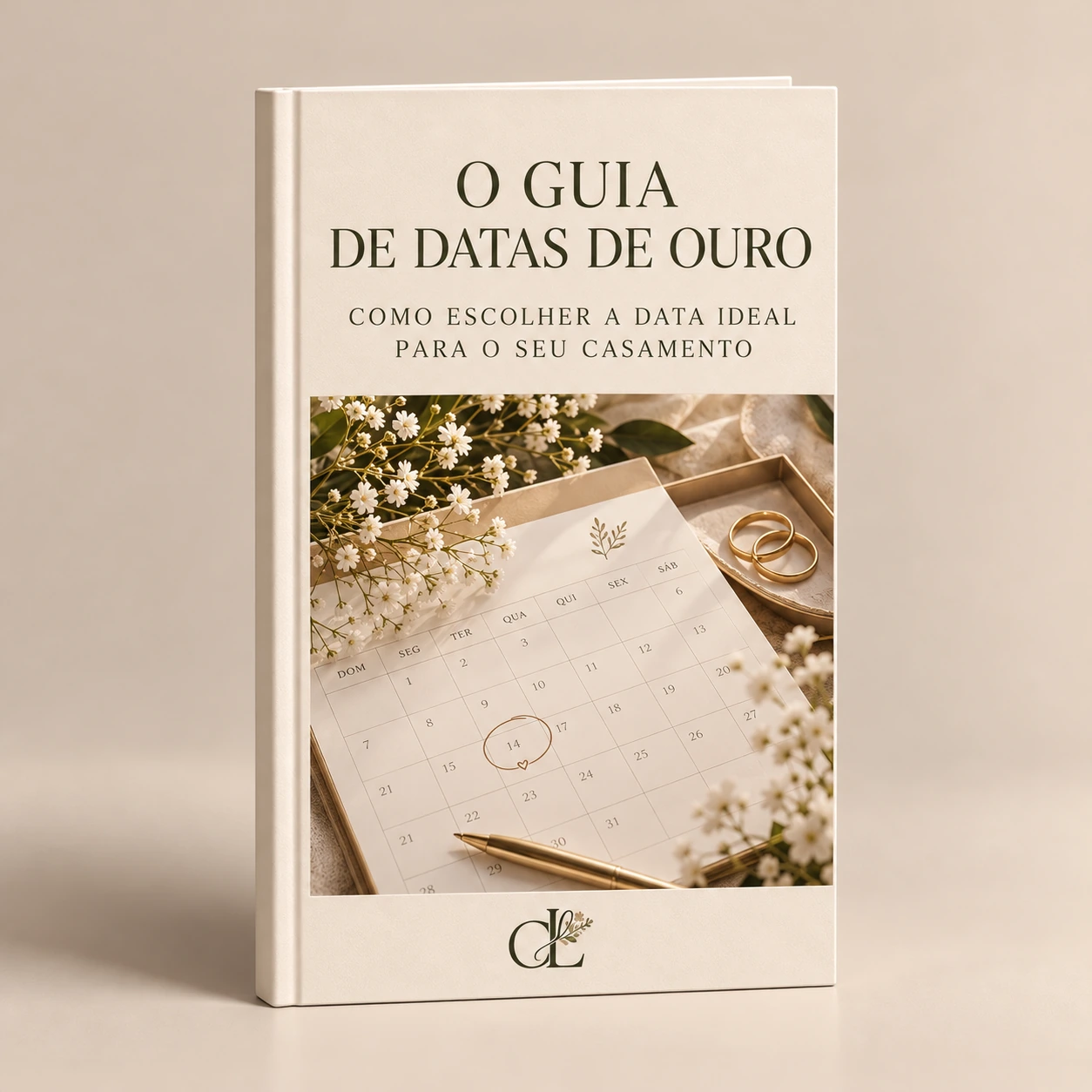 Mockup de O Guia de Datas de Ouro
